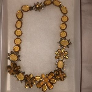 Banana Republic Flower Brooch Necklace